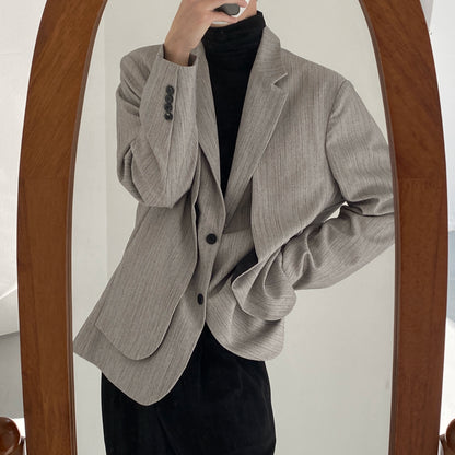 Fake Layered Tailored Jacket WN21658