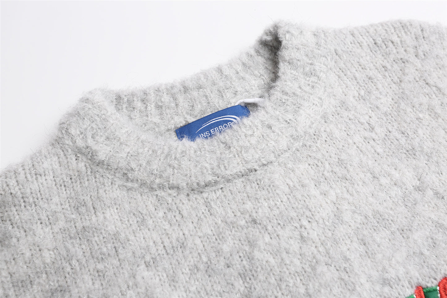 Christmas Dog Embroidery Knit Sweater WN26843