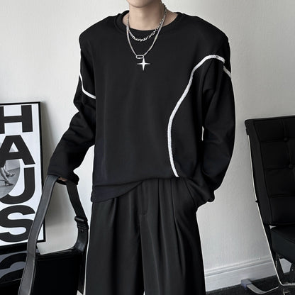 Shoulder Pad Long Sleeve T-Shirt  WN19335