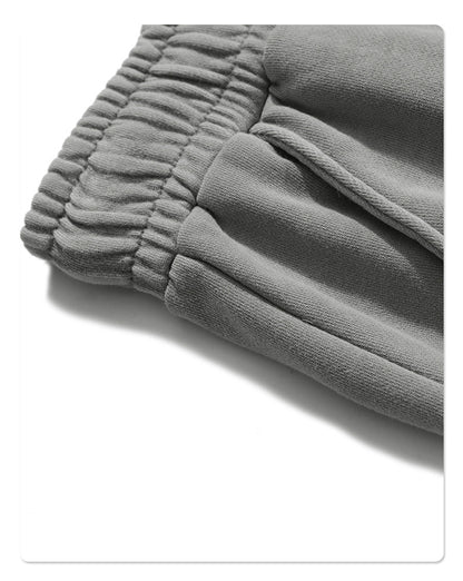 Washed Vintage Raw Edge Short Sweatpants WN6628