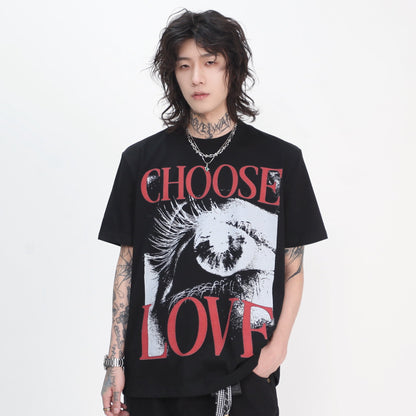 Graphic Print Oversize Short Sleeve T-Shirt WN24424