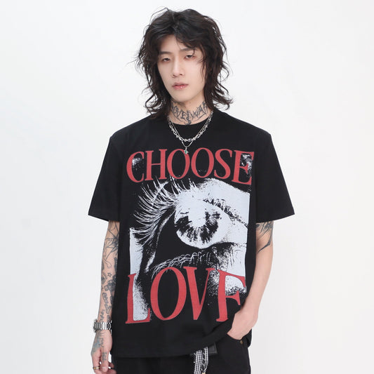 Graphic Print Oversize Short Sleeve T-Shirt WN24424