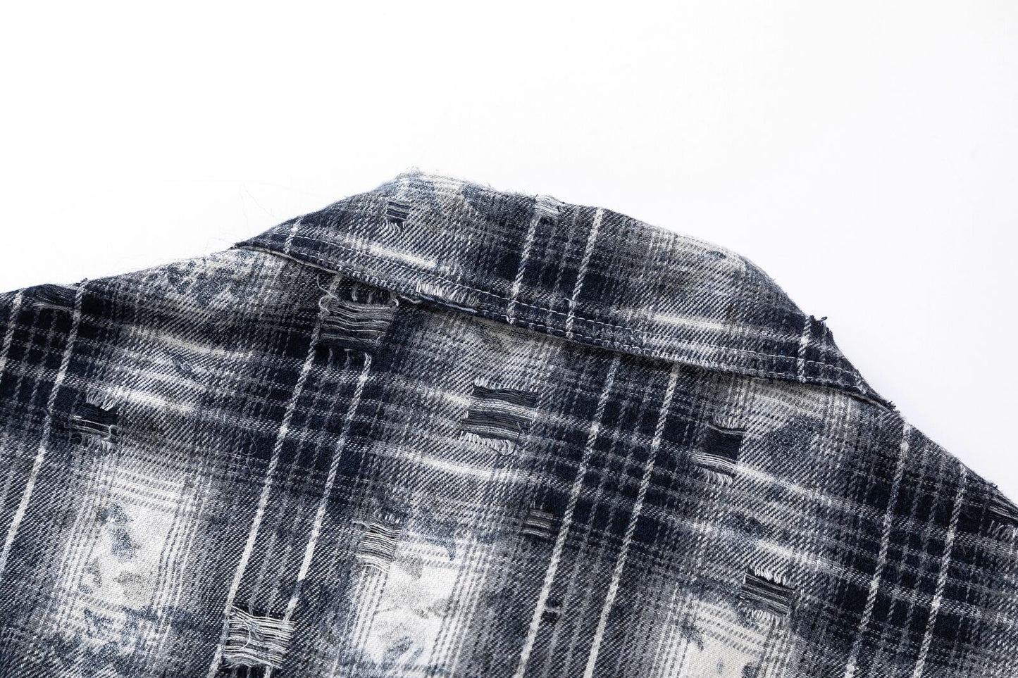 Plaid Design Long Sleeve Shirt WN15482