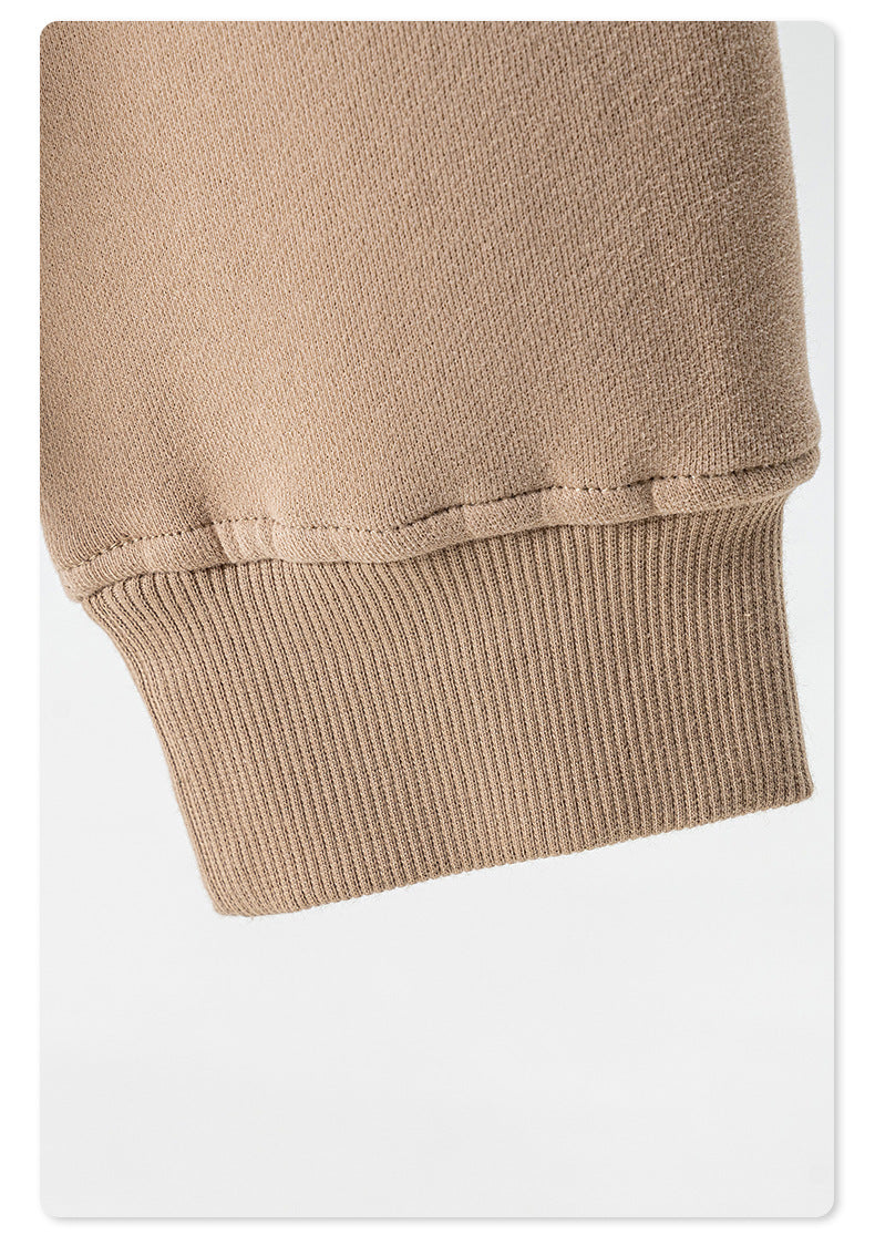 Fleece Lining Oversize Washed Zipper Hoodie WN9943