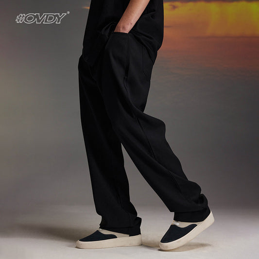 Transparent-Pocket Straight Pants WN12529