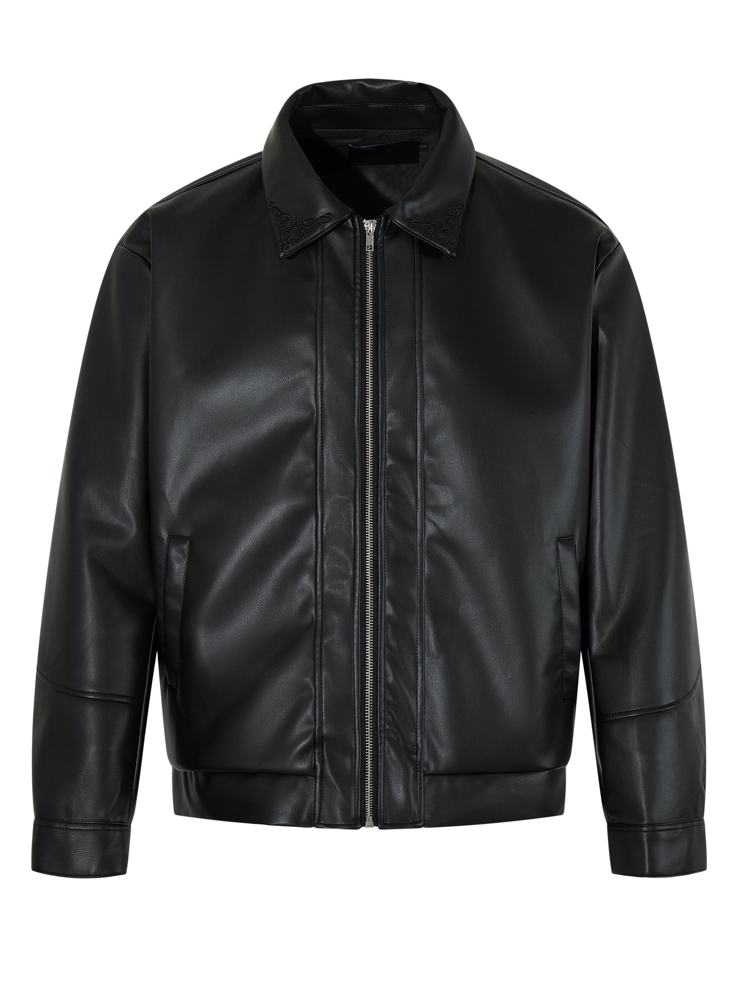 PU Leather Zipper Jacket WN21023