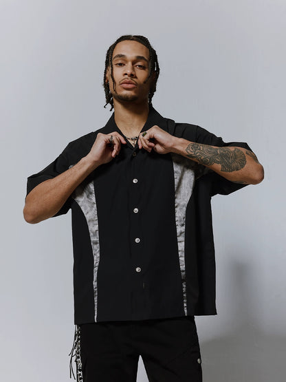 Graphic Design Oversize Short Sleeve Shirt WN17625