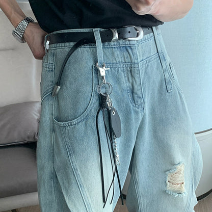 Braided Rope Metal Buckle Keychain WN20421