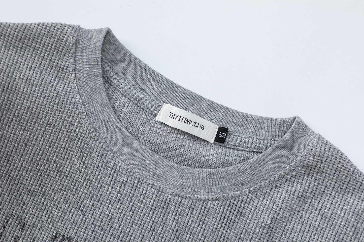 Graphic Print Rib Knit Short Sleeve T-Shirt WN25942