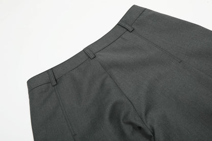 Deconstruction Pleats Draped Wide Leg Trousers WN25894