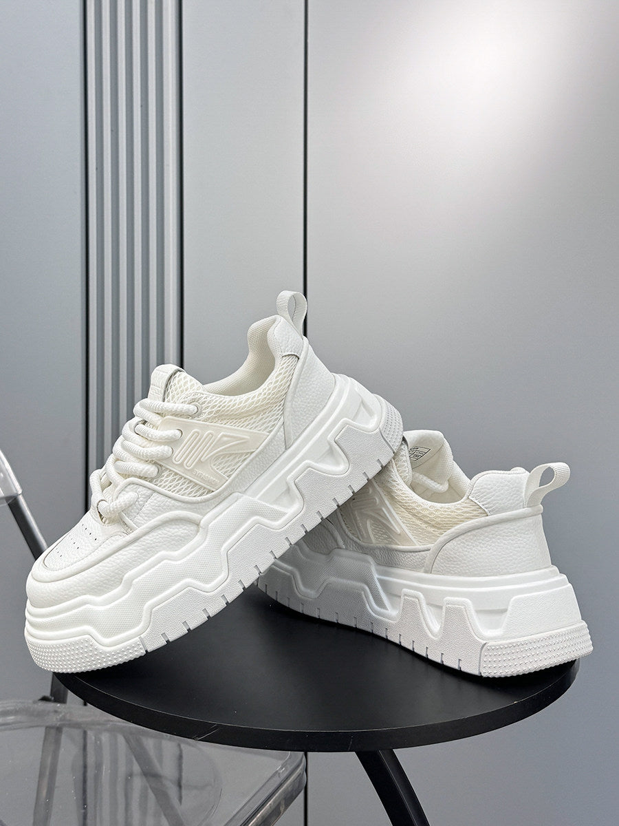 Mesh Panel Chunky Sole Sneakers WN24576