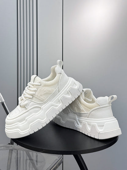 Mesh Panel Chunky Sole Sneakers WN24576