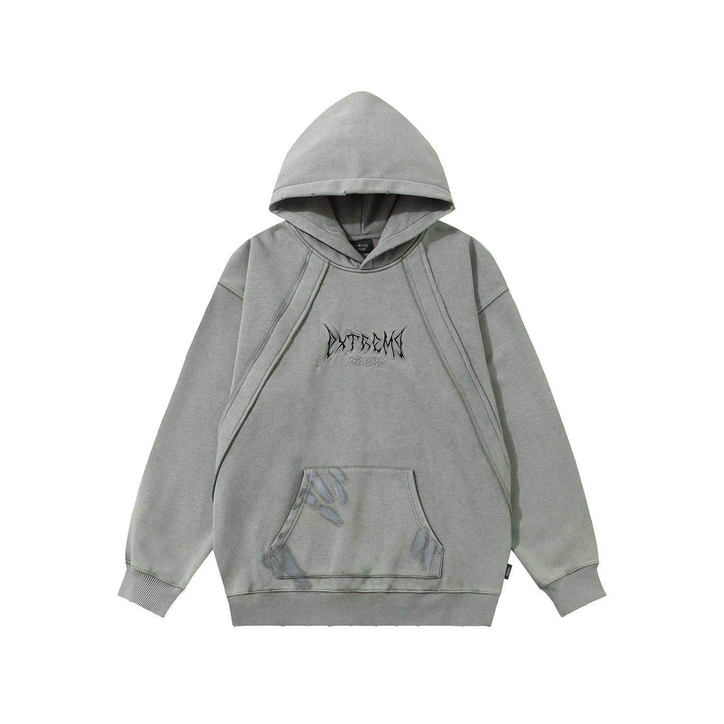 Heavyweight Washed Fleece Lining Pullover Hoodie WN25682