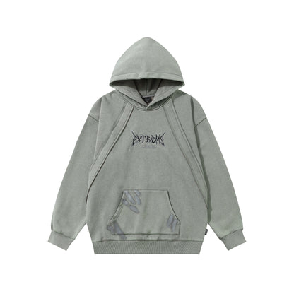 Heavyweight Washed Fleece Lining Pullover Hoodie WN25682