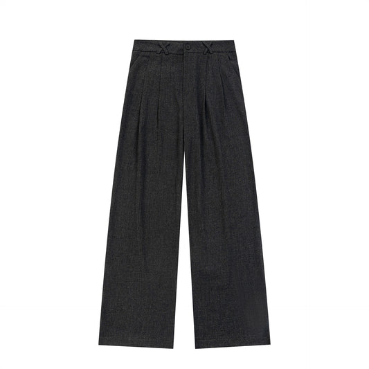 Wide Leg Heavy-duty Trousers WN13012