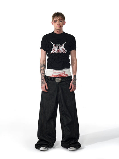 Graphic Print Short Sleeve T-Shirt WN18784