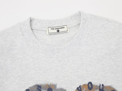 Heart Graffiti Oversize Short Sleeve T-Shirt WN25657