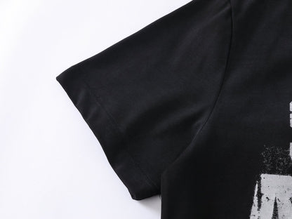 Heavyweight Dirty-Dye Print Oversize Short Sleeve T-Shirt WN25725