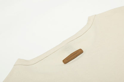 Letter Print Studs Detail Long Sleeve T-Shirt WN28032