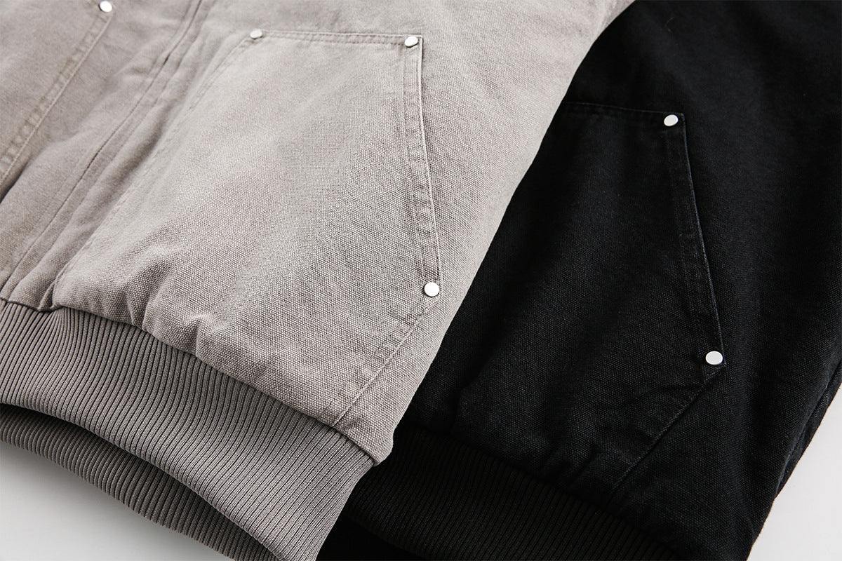 Fur Collar Sherpa-Lining Hooded Padded Jacket WN11363