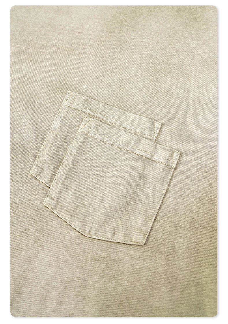 Washed Oversize Short-sleeve T-shirt WN6453