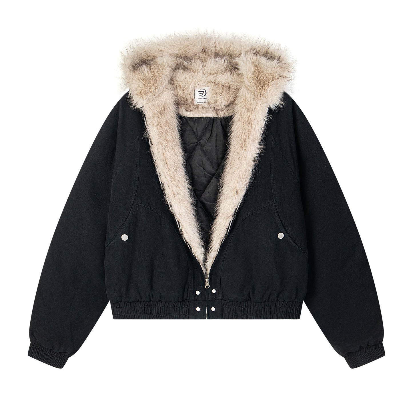 Fur Collar Hooded Jacket WN11218