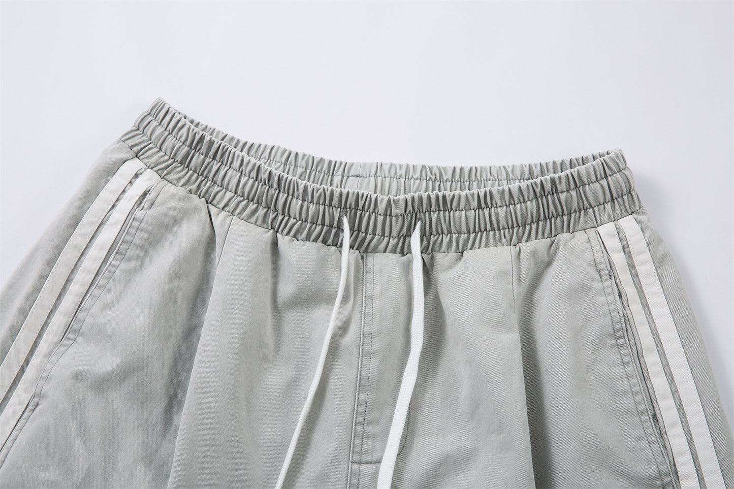 Drawstring Side Stripe Half Pants WN26795