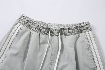 Drawstring Side Stripe Half Pants WN26795