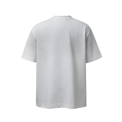 Star Rhinestone Dirty Dye Washed Short Sleeve T-Shirt WN25621