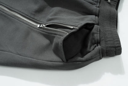 Drawstring Zipper Short Pants WN25491