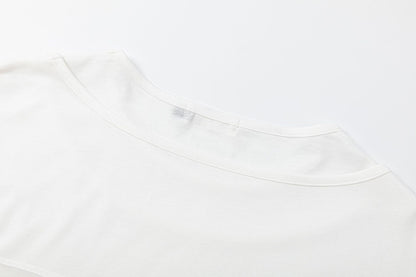 Deconstruction Pleats Long Sleeve T-Shirt WN26122