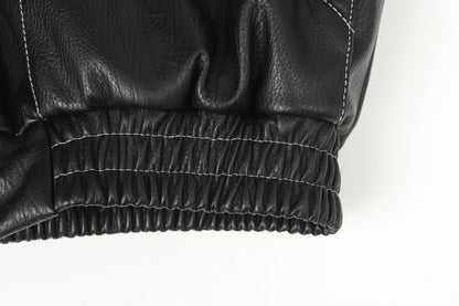 Fake Fur Hooded Panel Cropped Jacket WN28113