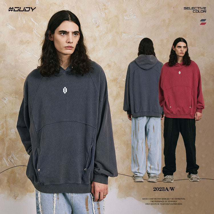 Washed Pullover Hoodie WN12530