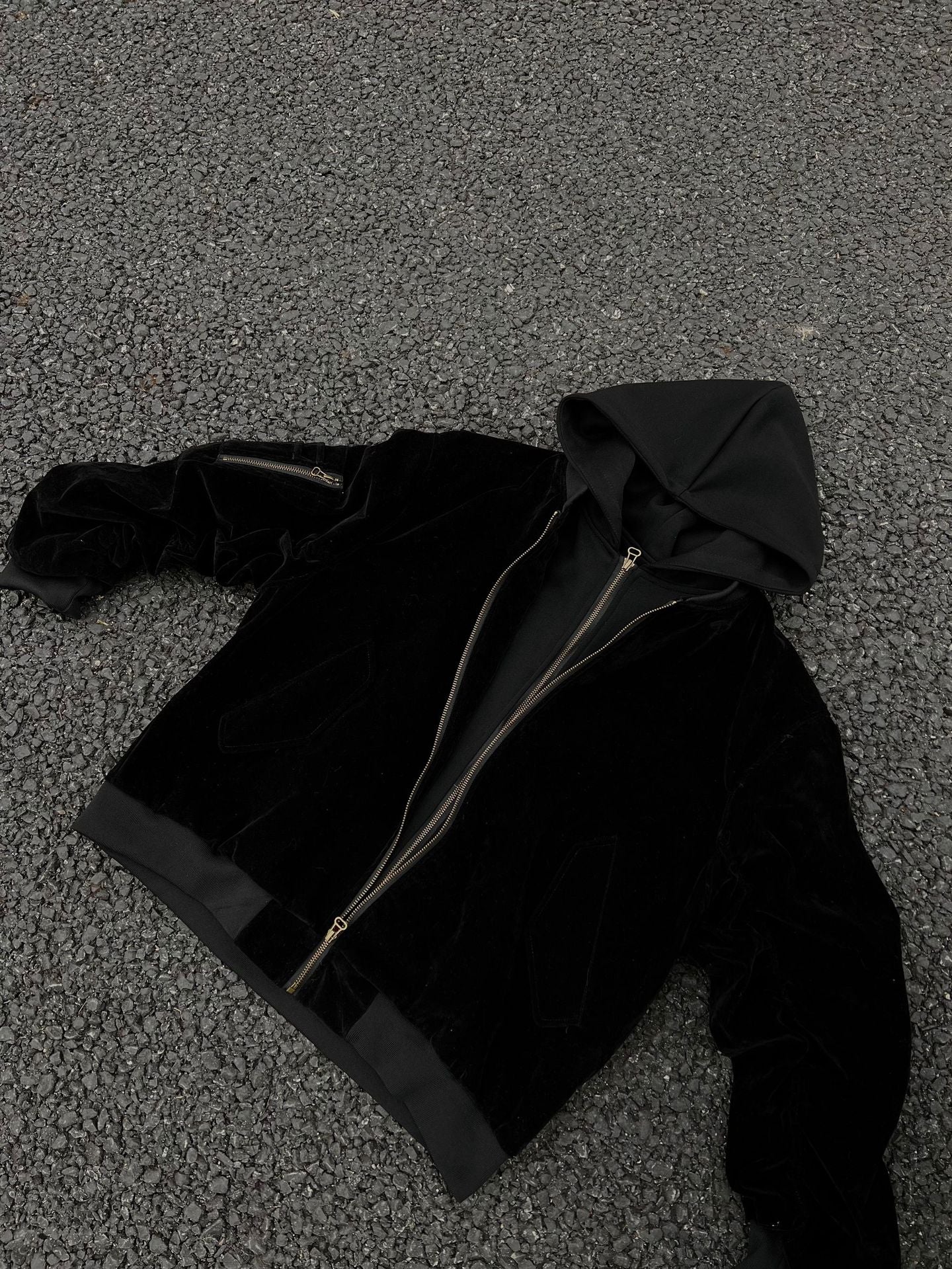 Heavy-Duty Zipper Hooded Jacket WN12841