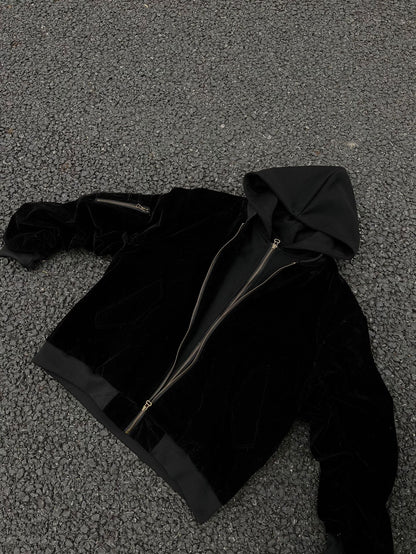 Heavy-Duty Zipper Hooded Jacket WN12841