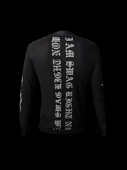 Double Layer Mesh Long Sleeve T-Shirt WN20963