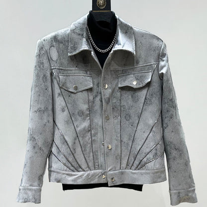 Short Design Jacket & Straight Trousers Setup WN23854