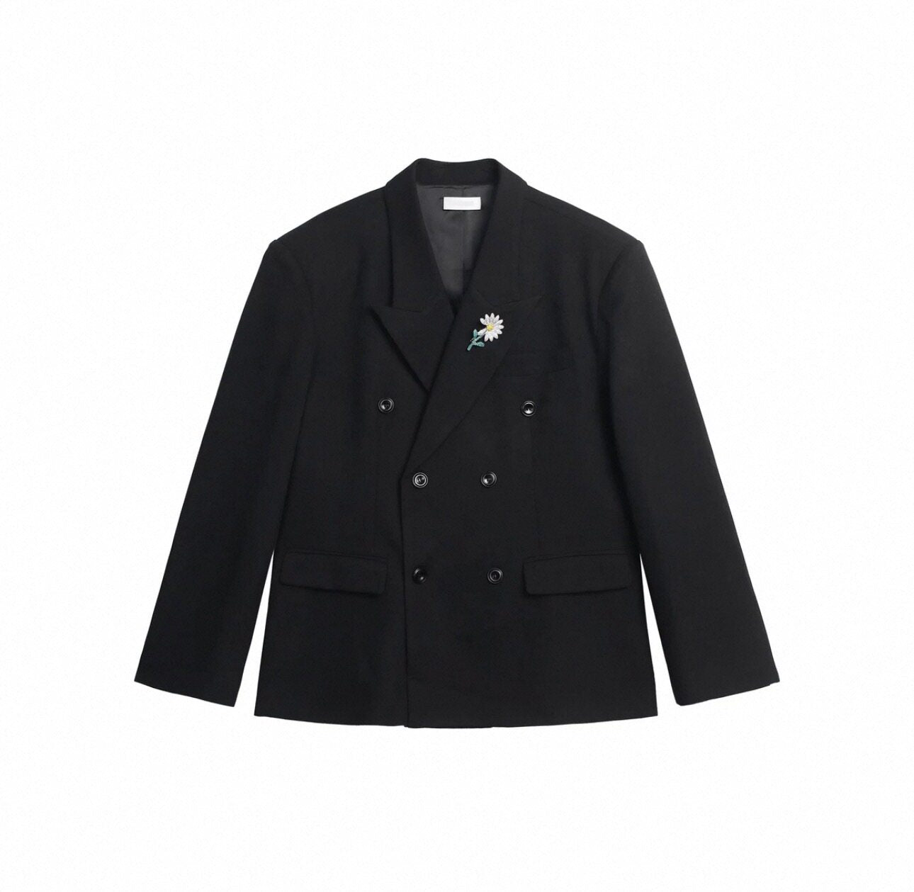 Double Breasted Tailored Jacket & Wide Leg Trousers Setup WN25355