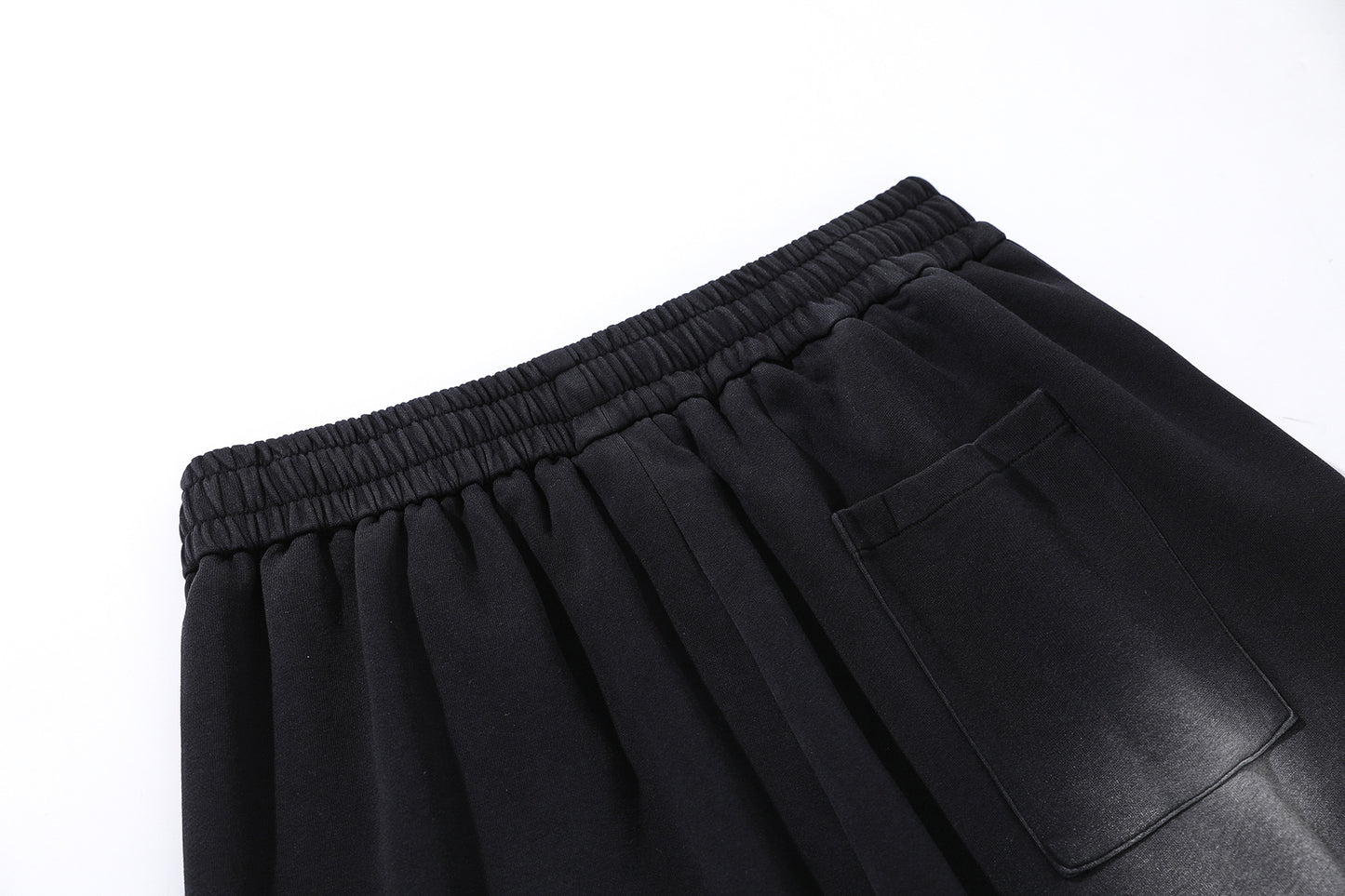 Wash Draped Wide Leg Sweatpants WN25844