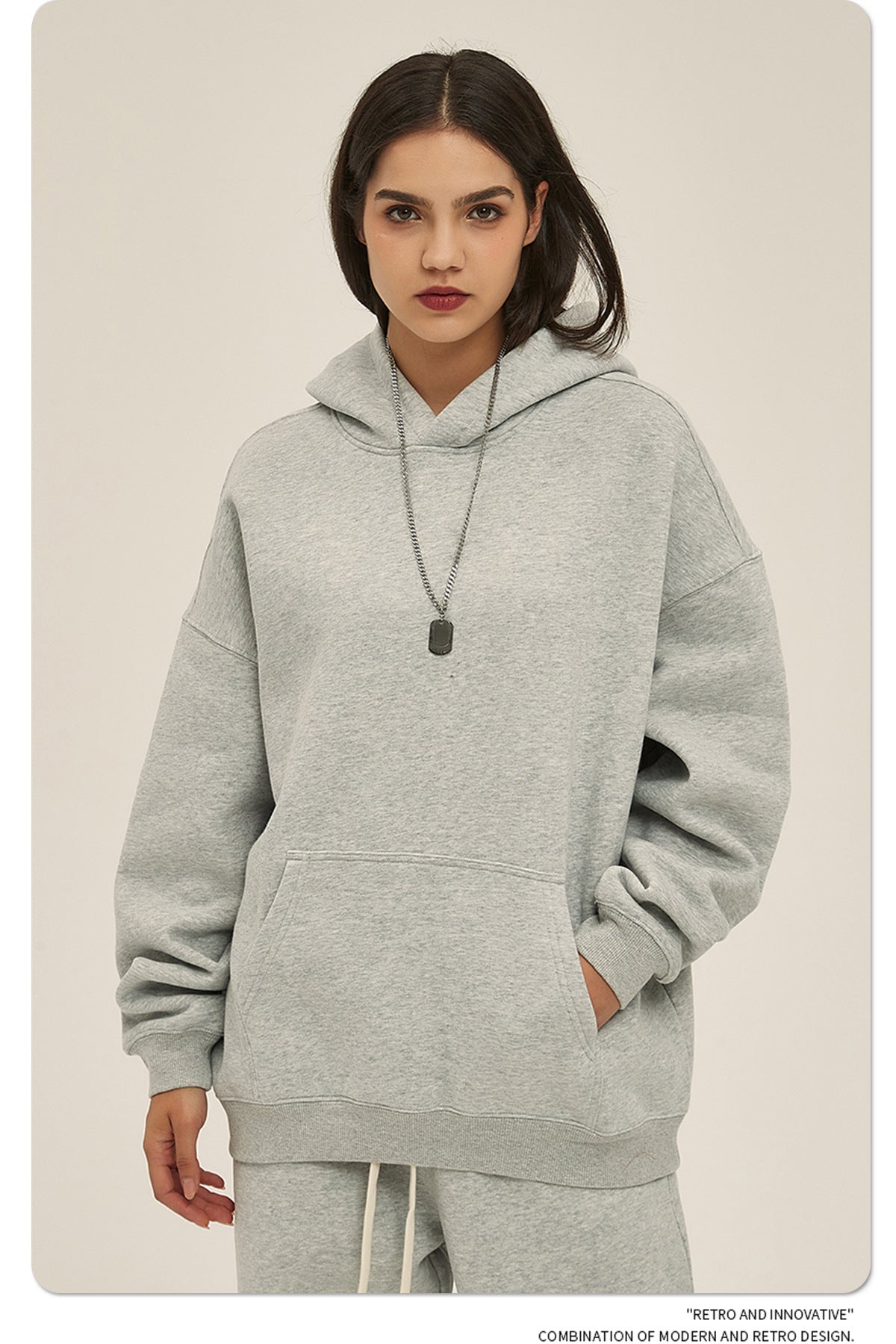 Oversize Heavyweight Hoodie & Heavyweight Sweatpants Setup WN6638