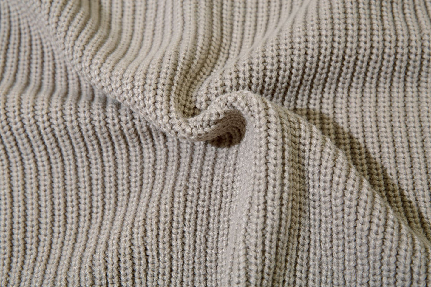 Colorblock Zipper Stand Neck Knit Cardigan WN11227