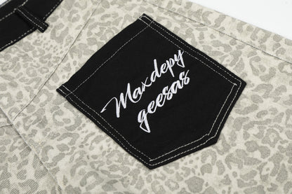 Leopard Pocket Half Pants WN25794
