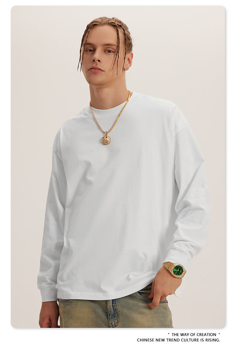 Oversize Washed Long Sleeve T-Shirt WN6052