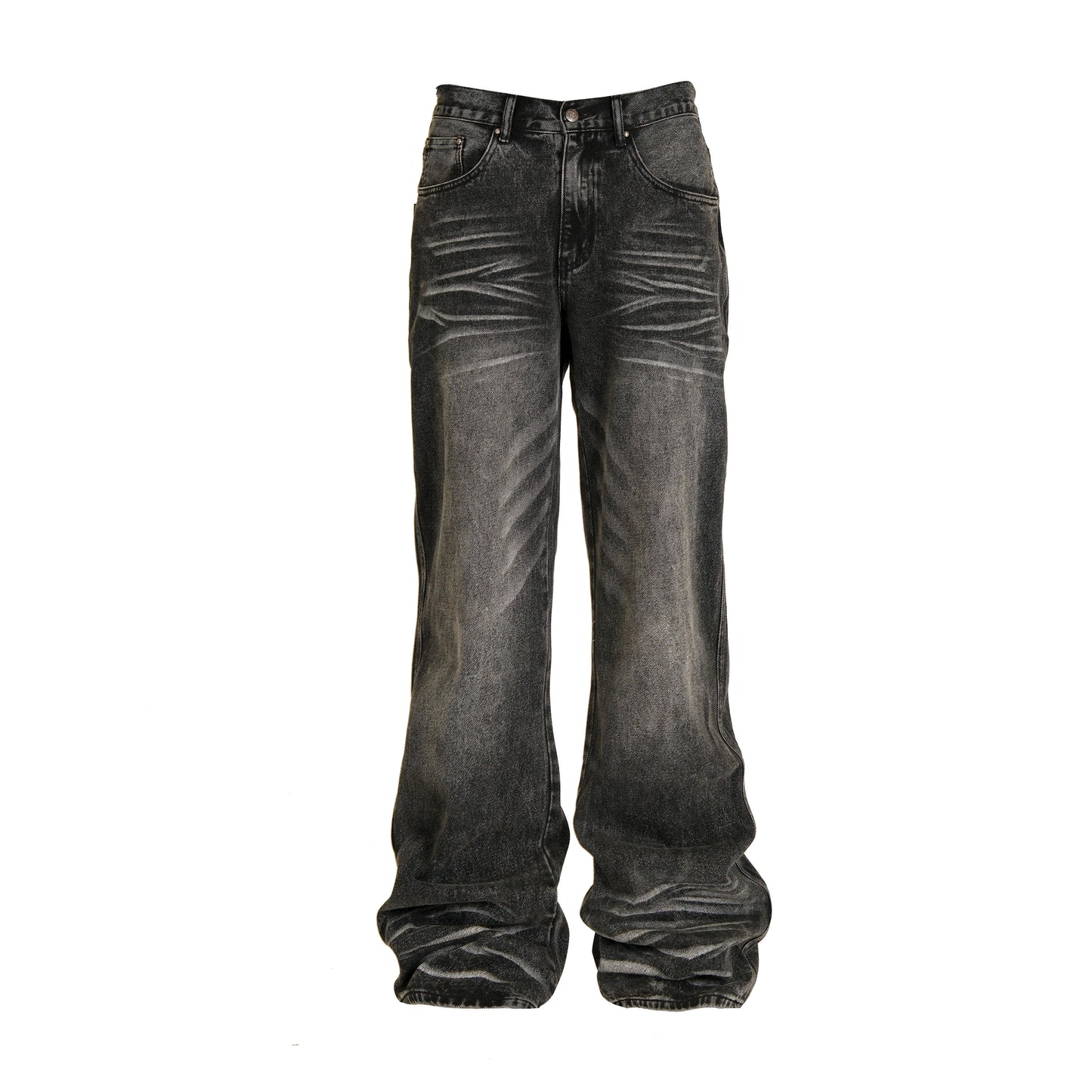 Straight Whisker Denim Jeans WN26619