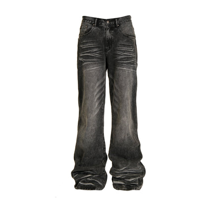 Straight Whisker Denim Jeans WN26619