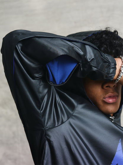 Hooded Zipper Breathable Sporty Jacket WN21014