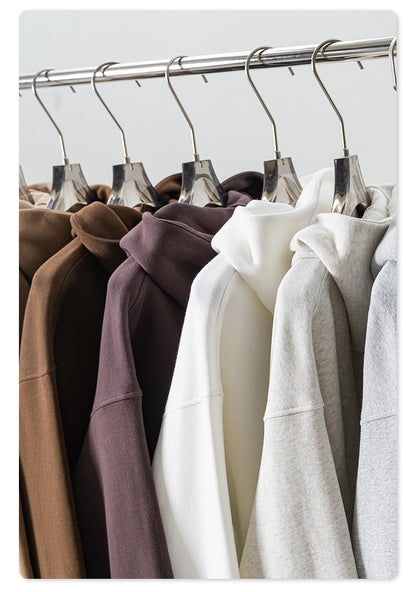 Fleece Lining Oversize Washed Zipper Hoodie WN9943