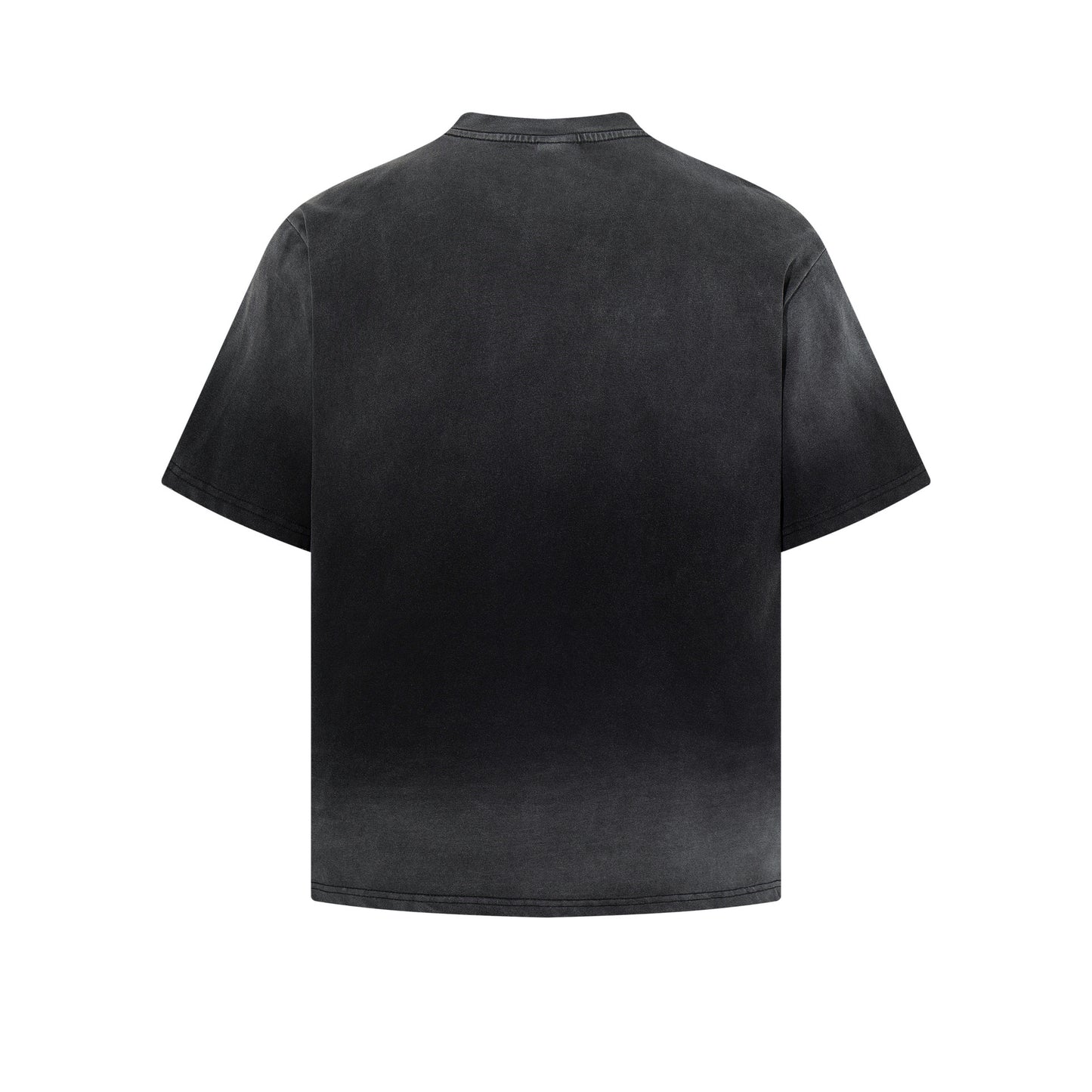 Washed Graphic Letter Print Short Sleeve T-Shirt WN25559