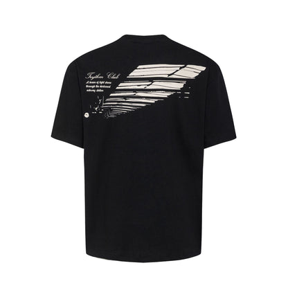 3D Print Small Collar Oversize Short Sleeve T-Shirt WN25897