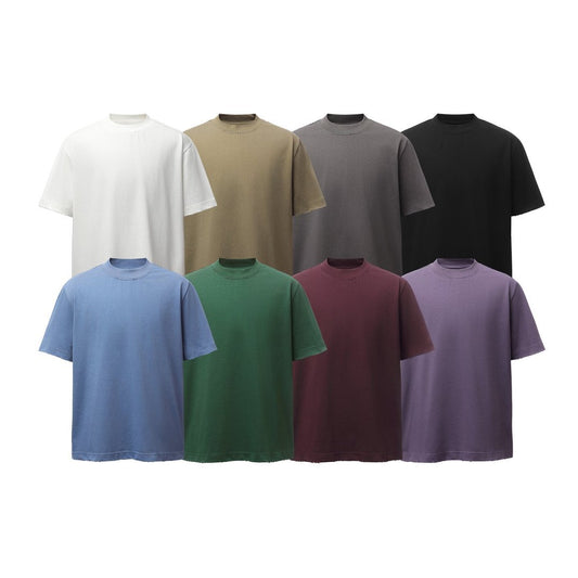 Heavyweight Washed Damage Short Sleeve T-Shirt WN25987